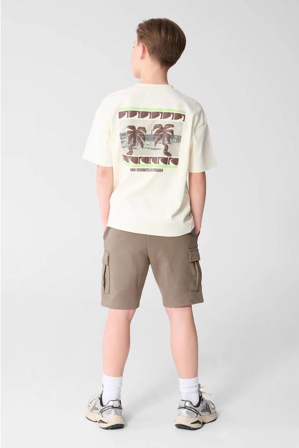 Shoeby T-shirt met backprint ecru - Foto 3