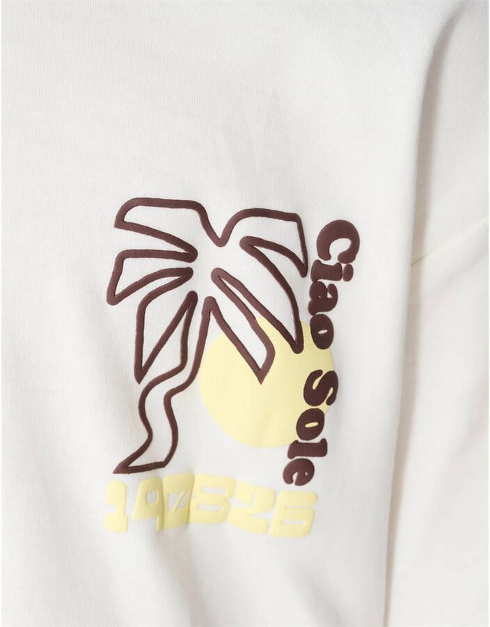 Shoeby T-shirt met backprint ecru - Foto 2