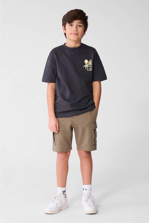 Shoeby T-shirt met backprint grijs - Foto 2