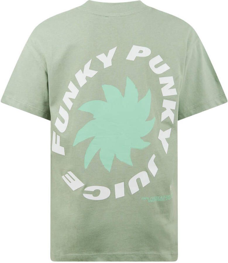 Shoeby T-shirt met backprint groen - Foto 2