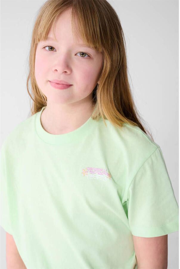 Shoeby T-shirt met backprint groen