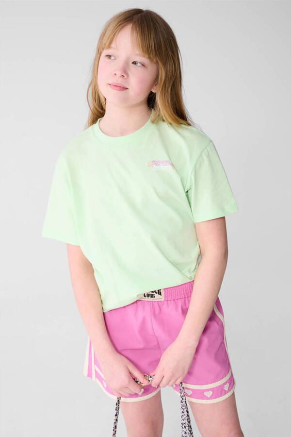 Shoeby T-shirt met backprint groen - Foto 3