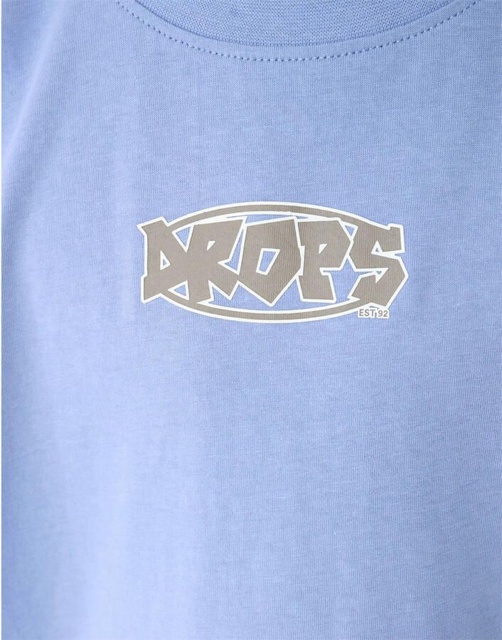 Shoeby T-shirt met backprint lichtblauw - Foto 2