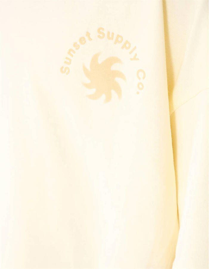 Shoeby T-shirt met backprint lichtgeel - Foto 3