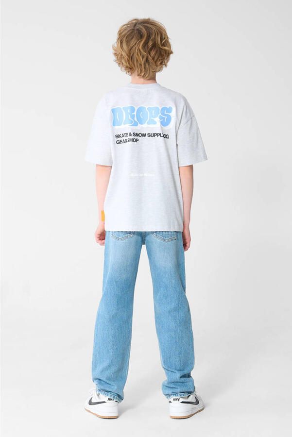 Shoeby T-shirt met backprint lichtgrijs - Foto 2