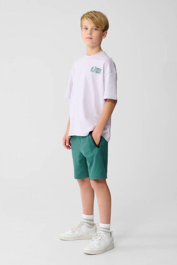 Shoeby T-shirt met backprint lila - Foto 3