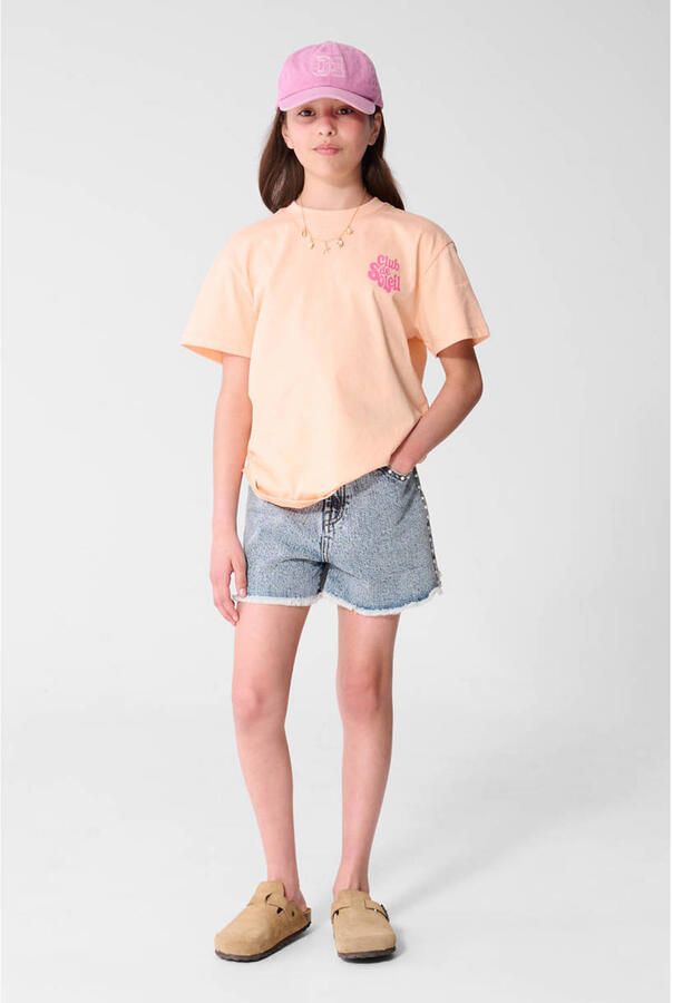 Shoeby T-shirt met backprint oranje - Foto 2