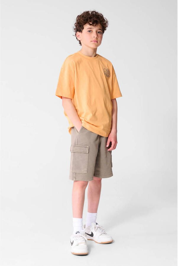Shoeby T-shirt met backprint oranje