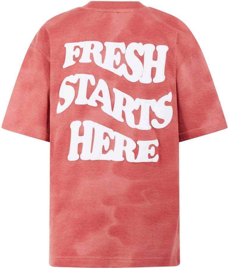 Shoeby T-shirt met backprint oudroze - Foto 2