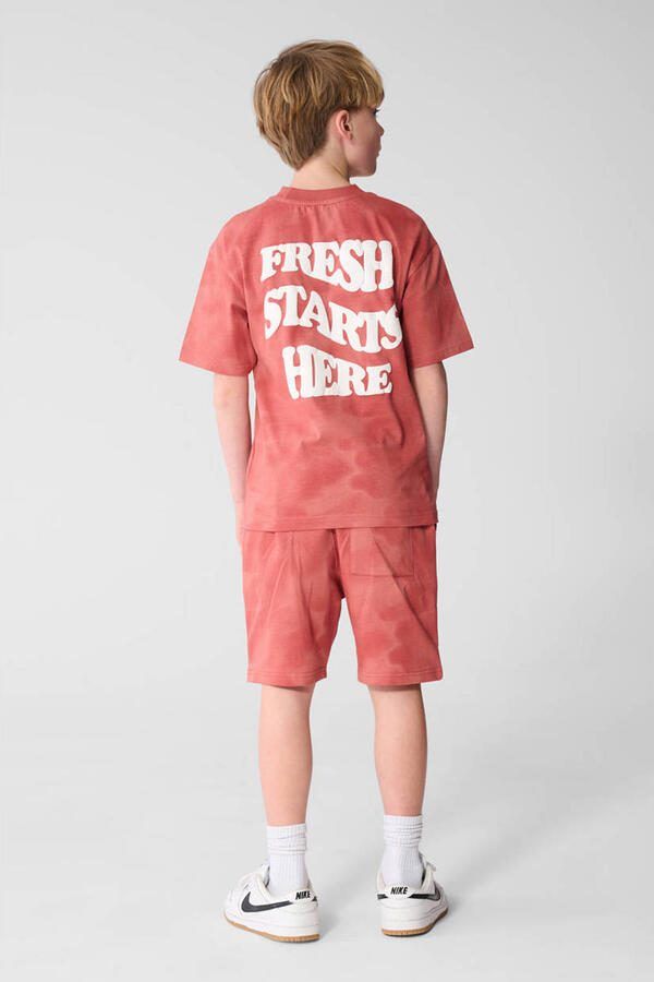 Shoeby T-shirt met backprint oudroze - Foto 3