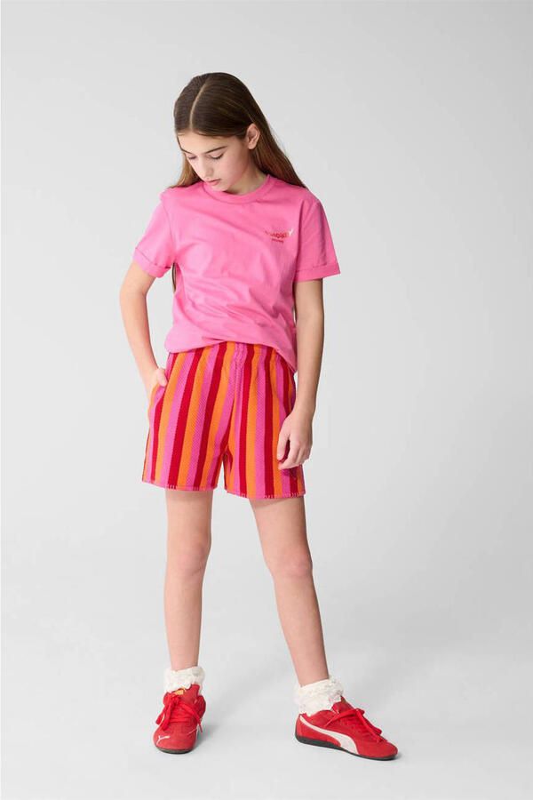 Shoeby T-shirt met backprint roze - Foto 2