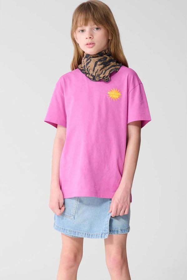 Shoeby T-shirt met backprint roze