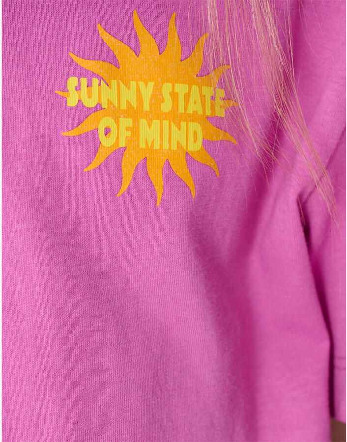 Shoeby T-shirt met backprint roze - Foto 2