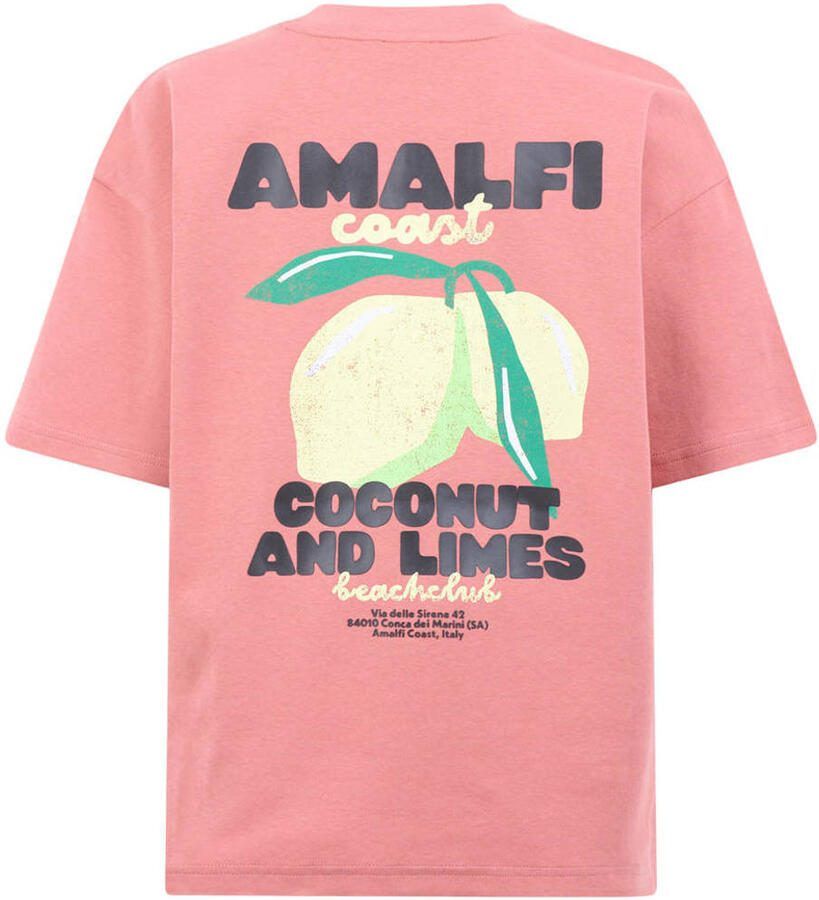 Shoeby T-shirt met backprint roze
