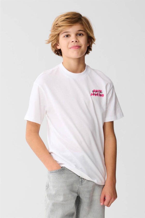 Shoeby T-shirt met backprint wit
