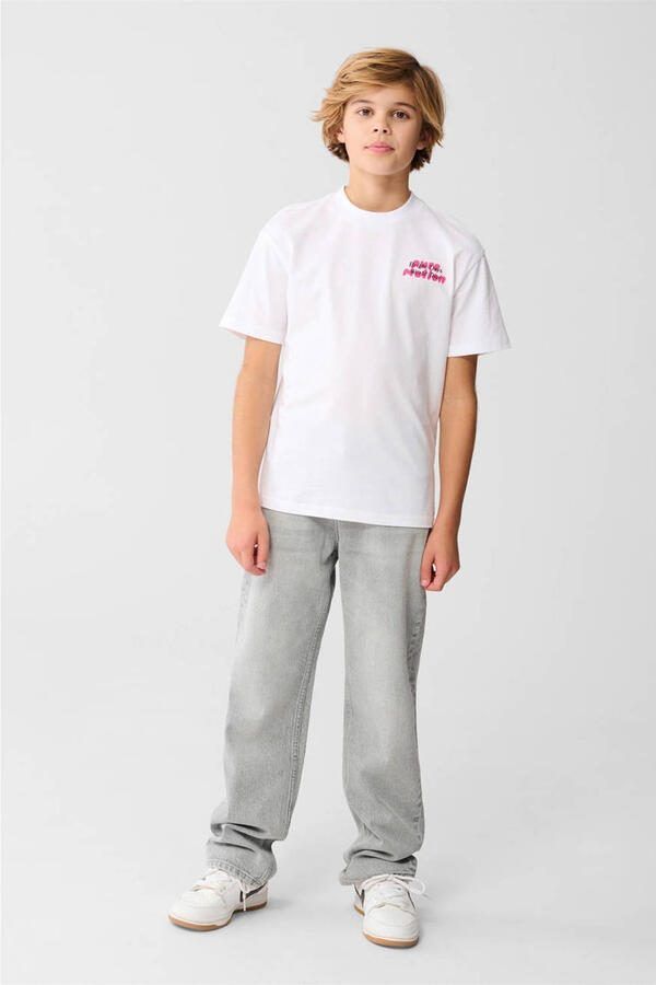 Shoeby T-shirt met backprint wit - Foto 3