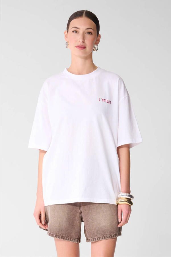Shoeby T-shirt met backprint wit