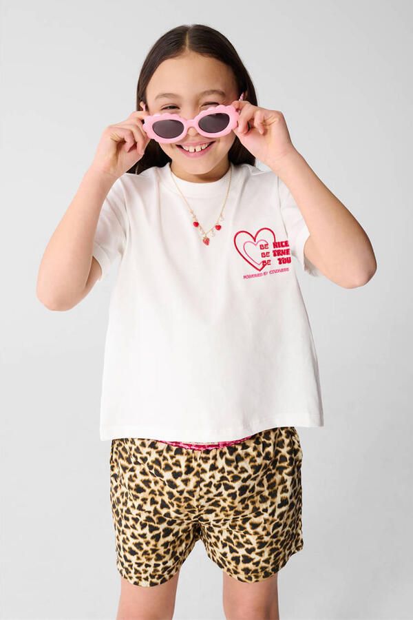 Shoeby T-shirt met backprint wit
