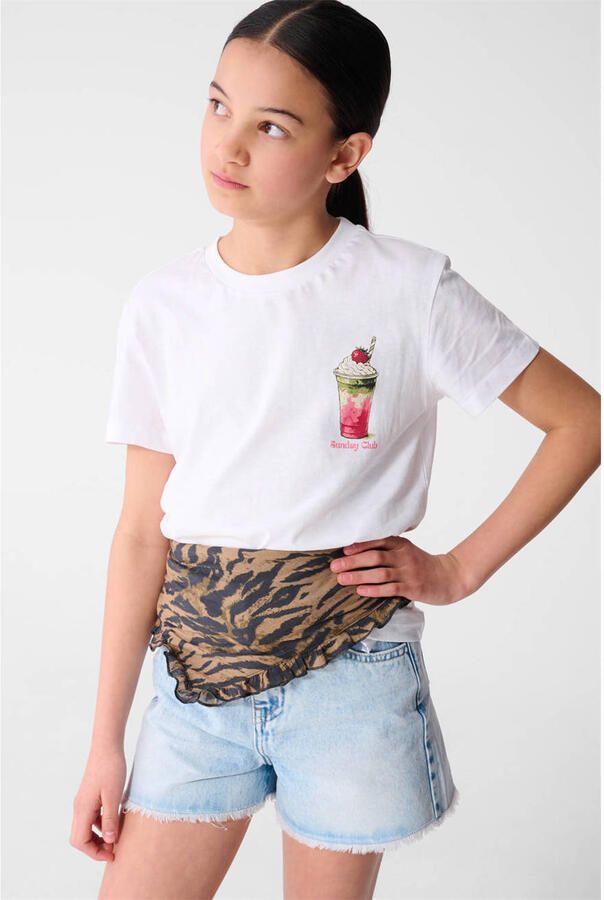 Shoeby T-shirt met backprint wit