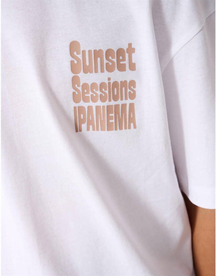 Shoeby T-shirt met backprint wit - Foto 3