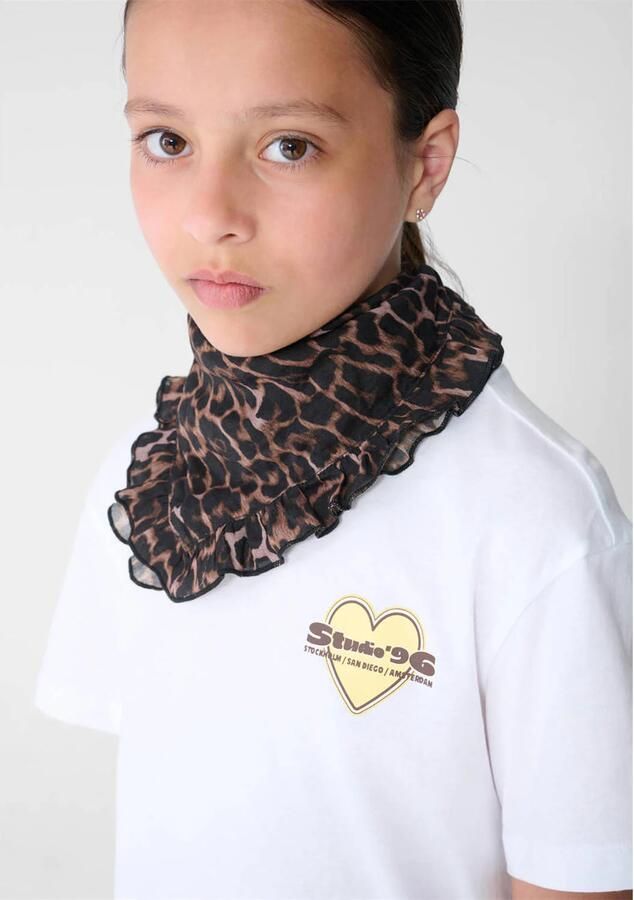 Shoeby T-shirt met backprint wit - Foto 3