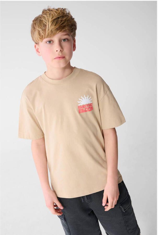 Shoeby T-shirt met backprint zand