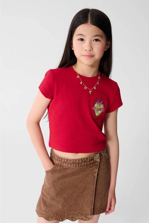 Shoeby T-shirt met logo rood