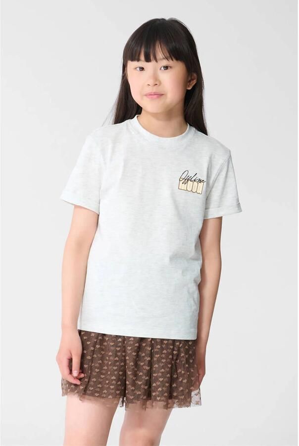 Shoeby T-shirt met print lichtgrijs