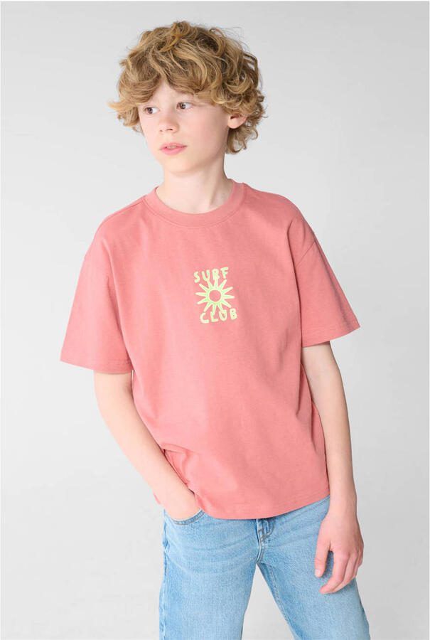 Shoeby T-shirt met print roze