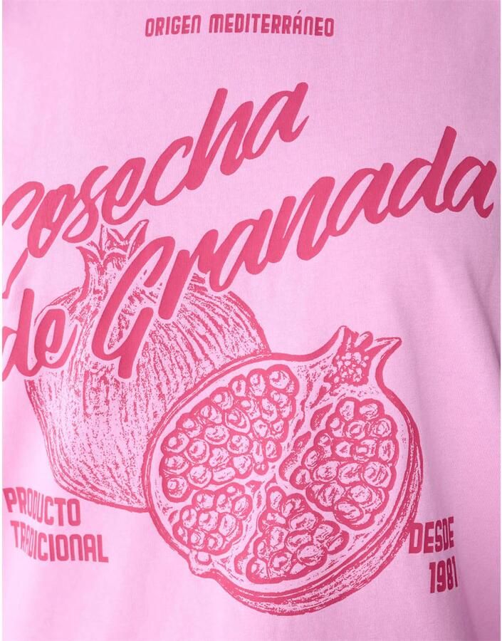 Shoeby T-shirt met print roze - Foto 2