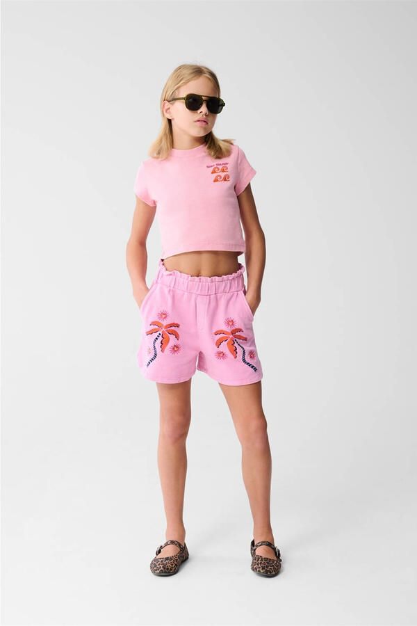 Shoeby T-shirt roze rib gebreid - Foto 3
