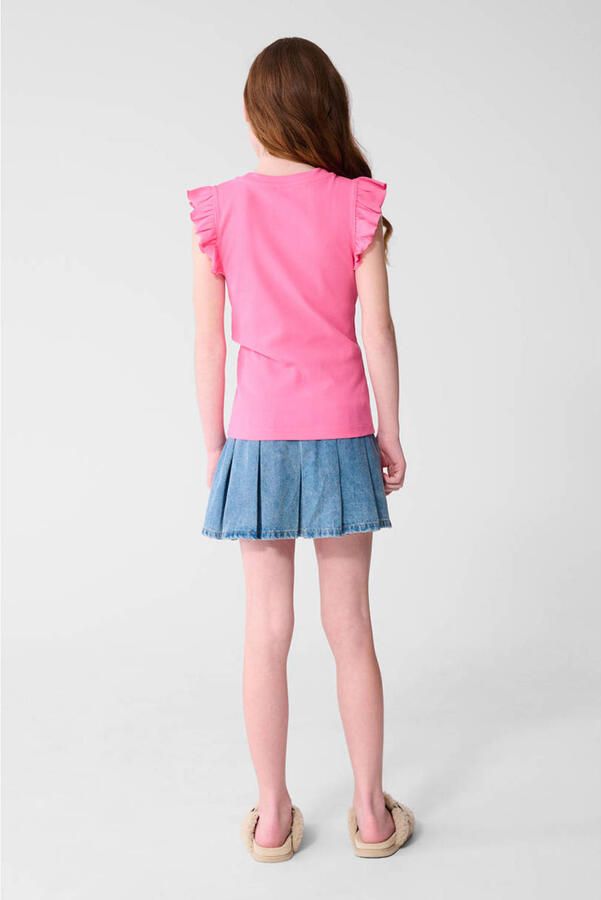 Shoeby T-shirt roze rib gebreid - Foto 3