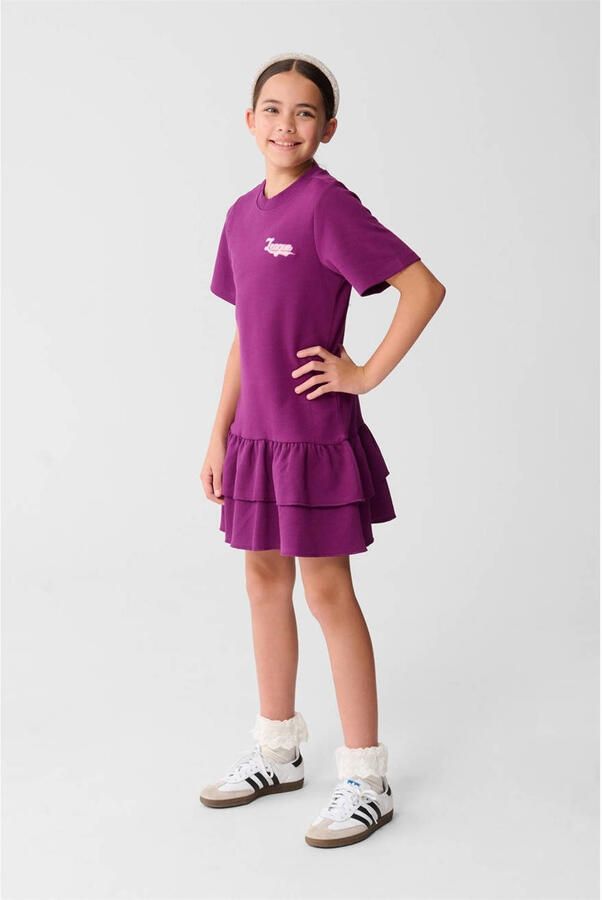 Shoeby t-shirtjurk paars