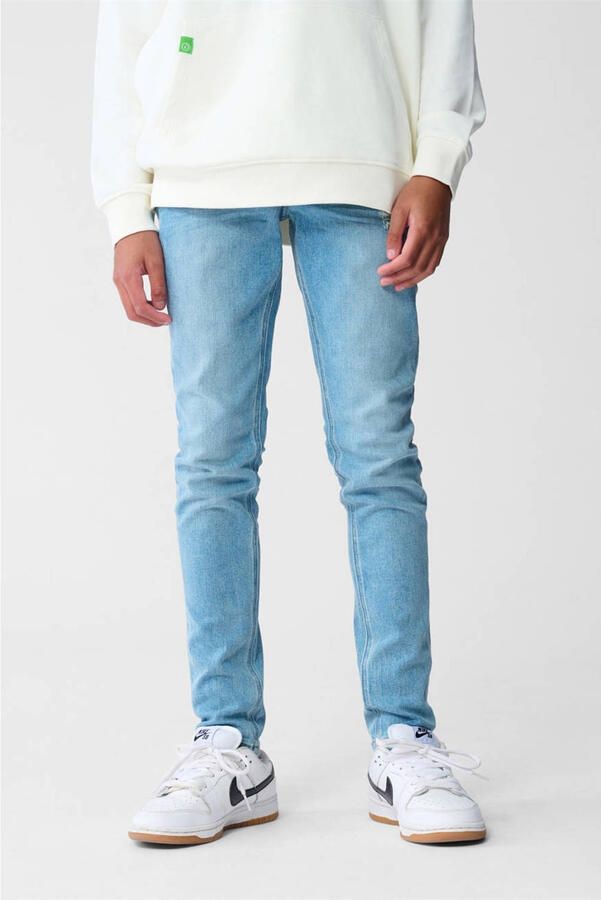Shoeby tapered fit jeans light blue denim