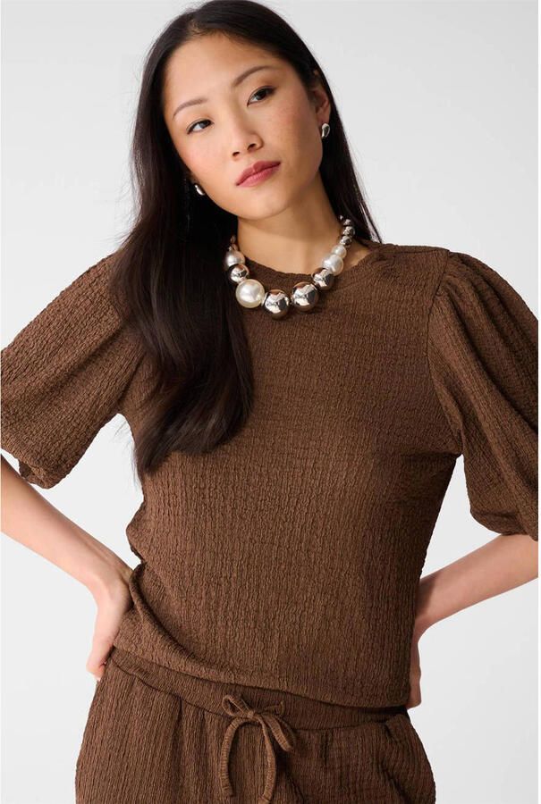 Shoeby top bruin