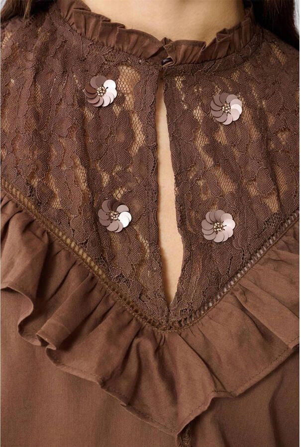 Shoeby top bruin - Foto 3