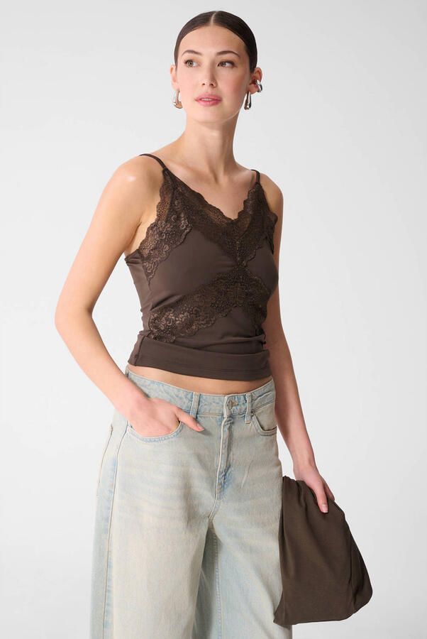 Shoeby top bruin