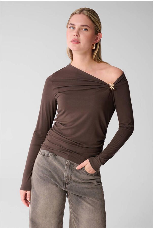 Shoeby top bruin
