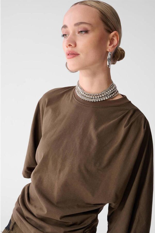 Shoeby top bruin
