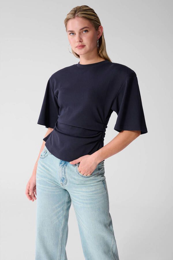 Shoeby top donkerblauw