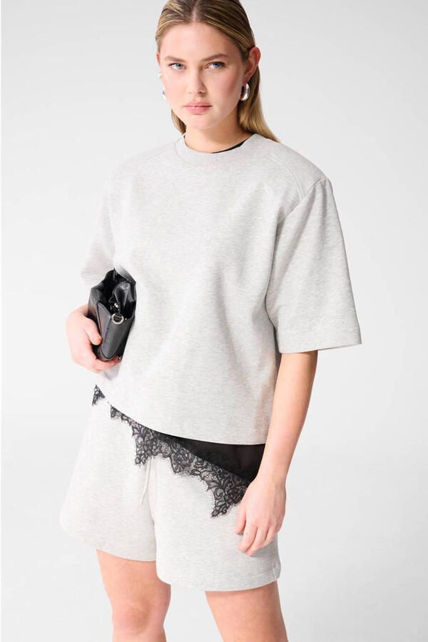 Shoeby top lichtgrijs