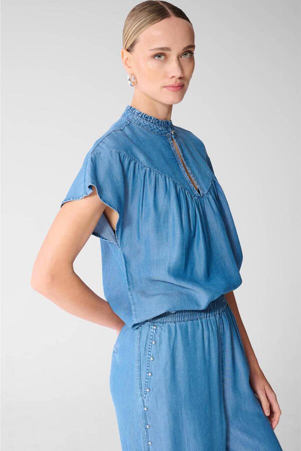 Shoeby top medium blue denim