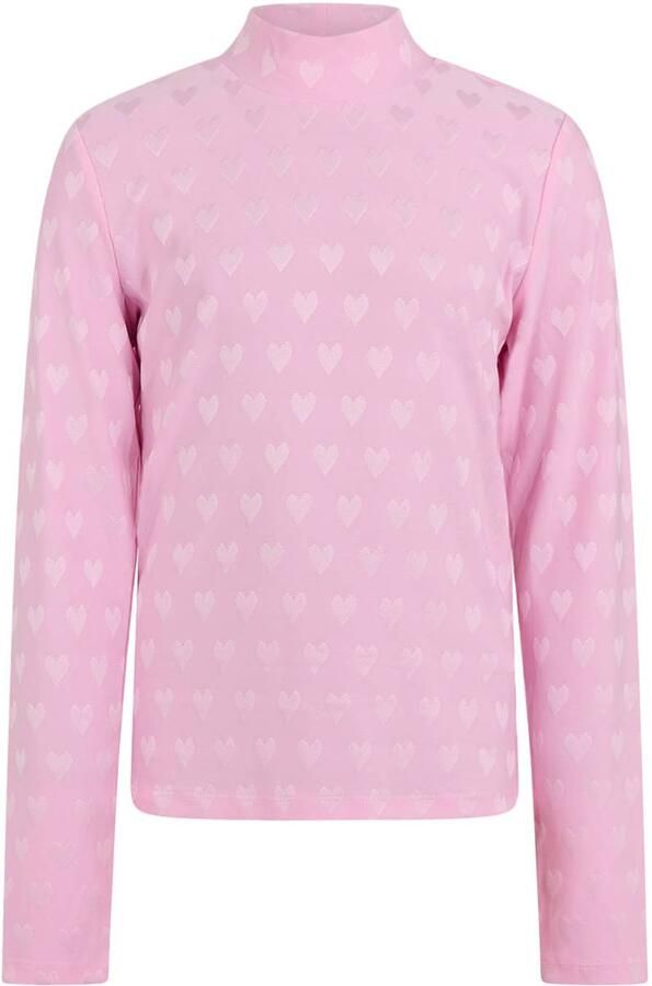 Shoeby top met col roze Effen | Top van