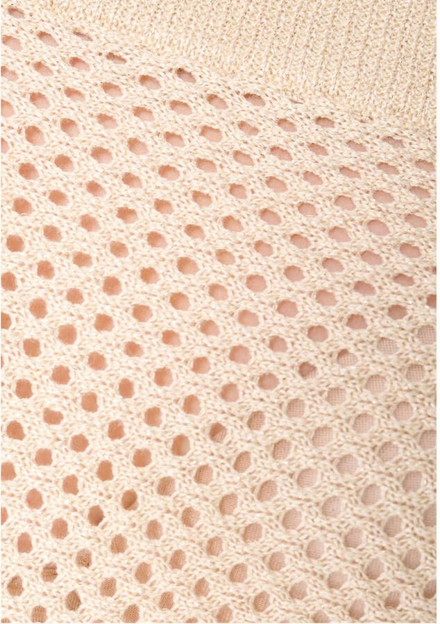 Shoeby top met glitter ecru - Foto 3