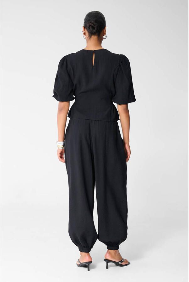 Shoeby top met peplum zwart - Foto 3