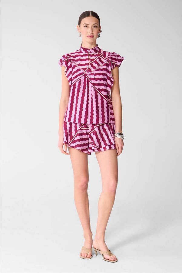Shoeby top met print roze - Foto 3
