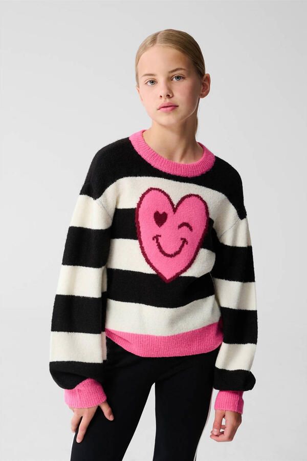 Shoeby trui zwart gebreid