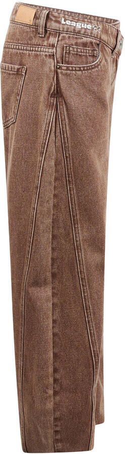 Shoeby wide leg barrel jeans bruin - Foto 3