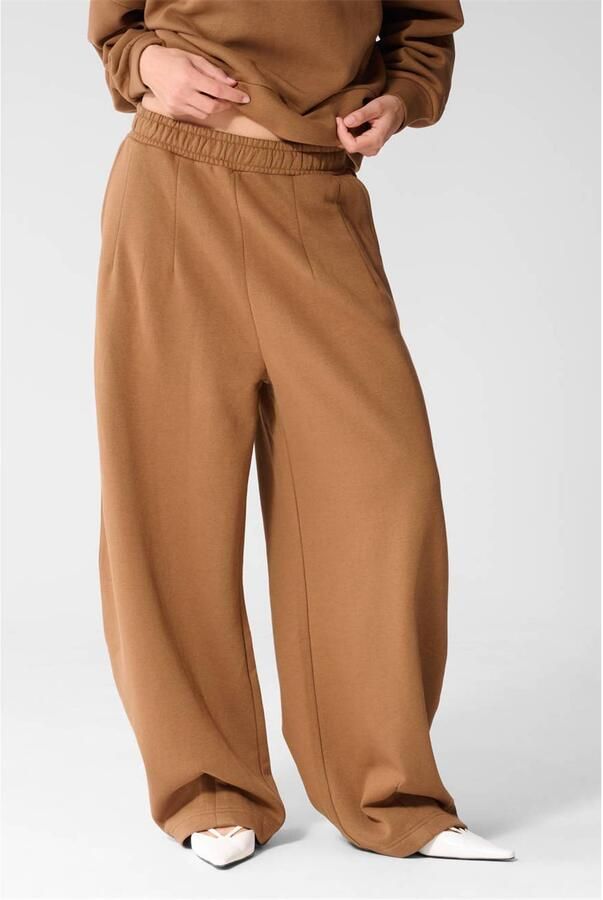 Shoeby wide leg broek camel