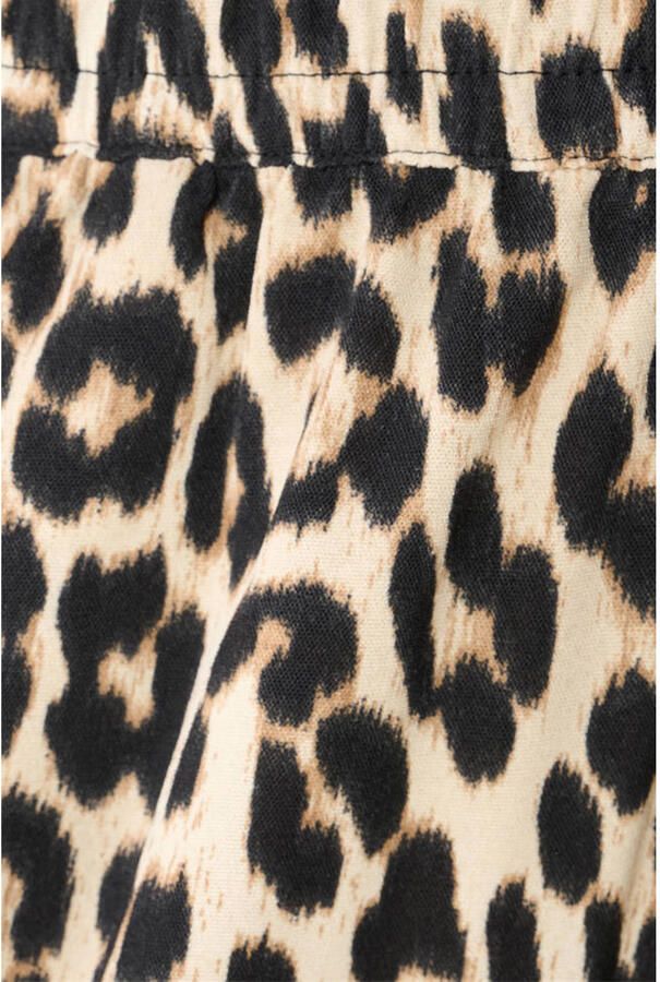 Shoeby wide leg broek panterprint beige - Foto 3